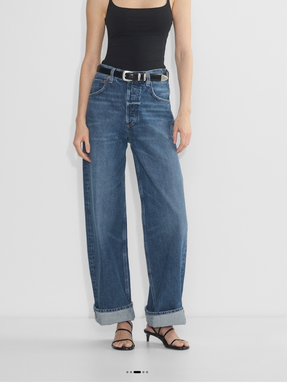 Aritzia Ayla baggy cuffed Citizen of humanity jeans